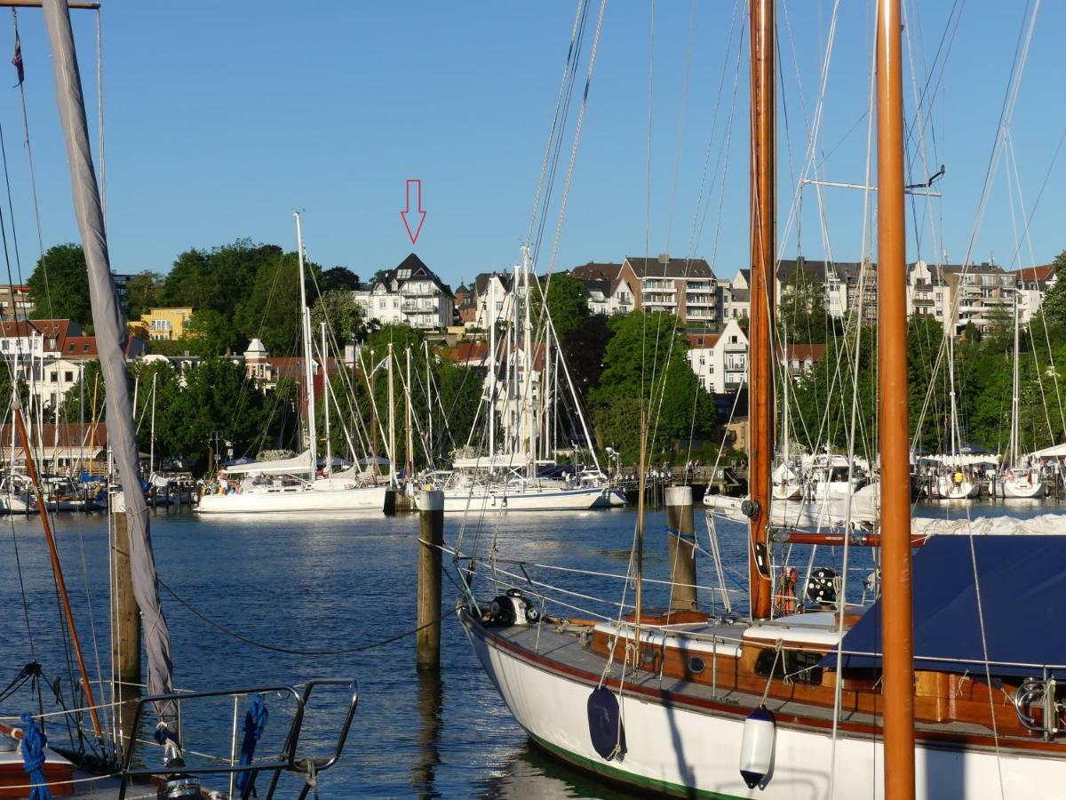 Stadtvilla Mit Hafenpanorama フレンスブルク エクステリア 写真