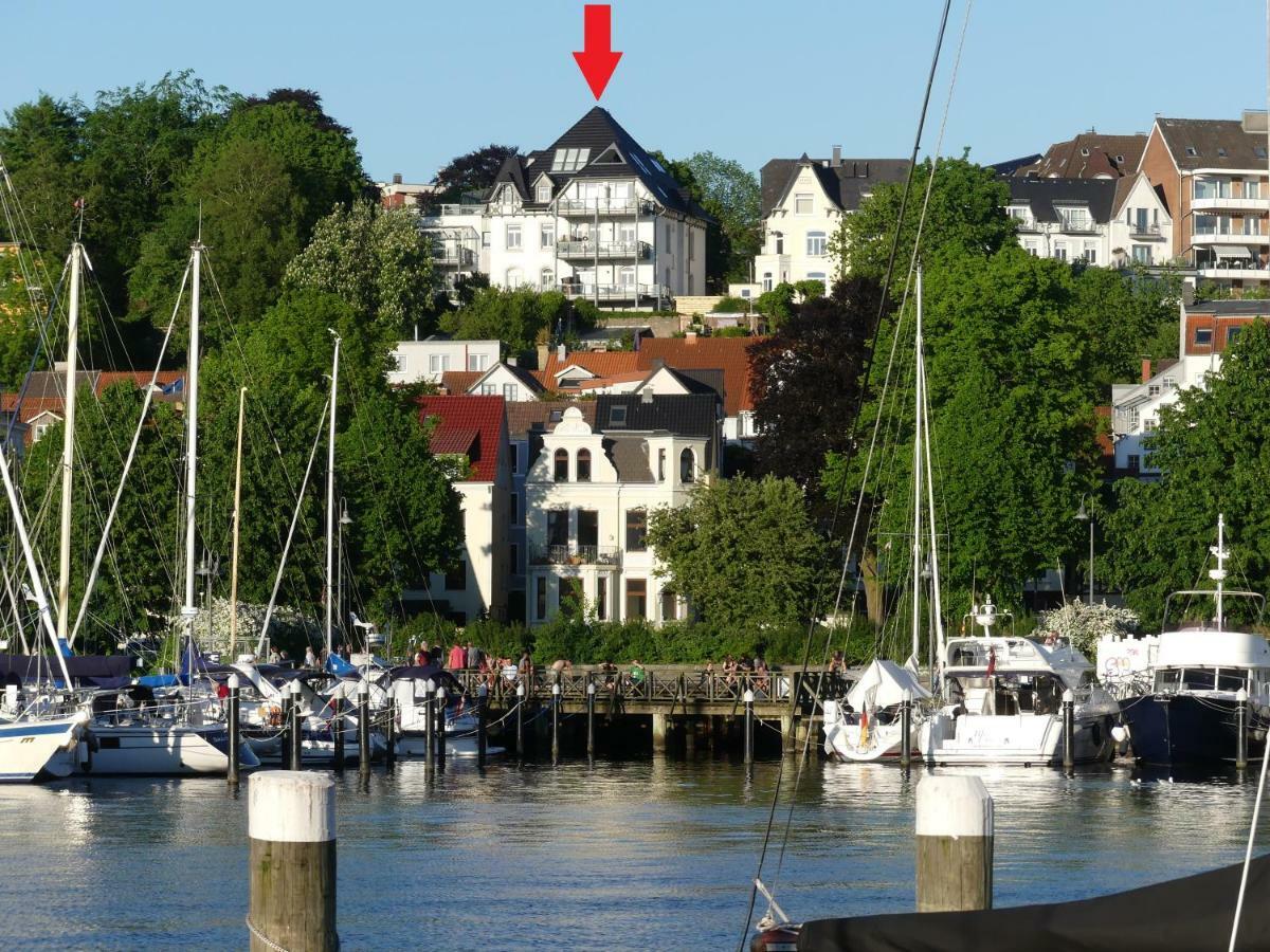 Stadtvilla Mit Hafenpanorama フレンスブルク エクステリア 写真